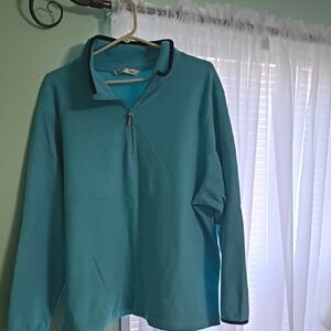 Old Navy Aqua Quarter-Zip Pullover